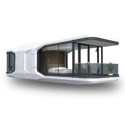 Cottage en verre de style contemporain pour les couples vacances en plein air