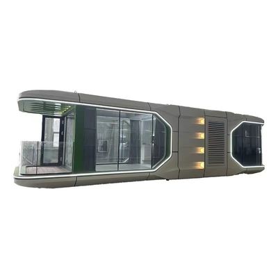 Maison mobile préfabriquée portable maison capsule spatiale contemporaine maison pour café