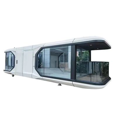 Capsule spatiale maison préfabriquée moderne couleur personnalisée contemporaine