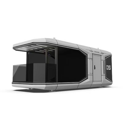 Hôtel résistant au vent Smart Building Capsule Space Mobile préfabriqué avec plancher de planche MGO