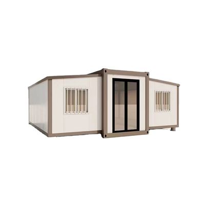 Maison de conteneurs pliables de 20 pieds avec boîte d'expansion à double aile