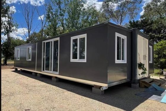 3- 20 pieds 40 pieds 3 chambres de luxe pliable contenant d'expansion maison