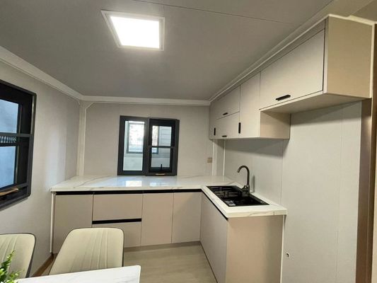 3- 20 pieds 40 pieds 3 chambres de luxe pliable contenant d'expansion maison
