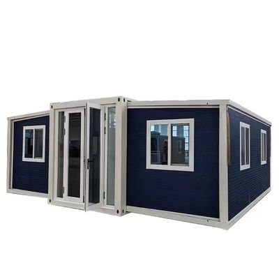 fenêtre en aluminium 20 pieds 40 pieds 3 chambres de luxe conteneur pliable en expansion maison