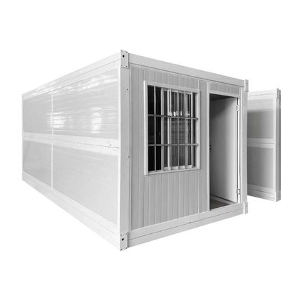 Maison préfabriquée à fenêtre en aluminium Maison de conteneur pliable modulaire pour le support technique en ligne