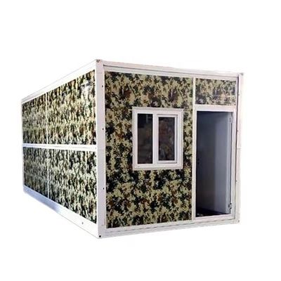Maison préfabriquée à fenêtre en aluminium Maison de conteneur pliable modulaire pour le support technique en ligne