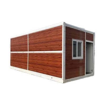 Maison préfabriquée à fenêtre en aluminium Maison de conteneur pliable modulaire pour le support technique en ligne