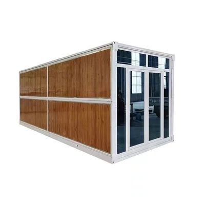 Maison préfabriquée à fenêtre en aluminium Maison de conteneur pliable modulaire pour le support technique en ligne