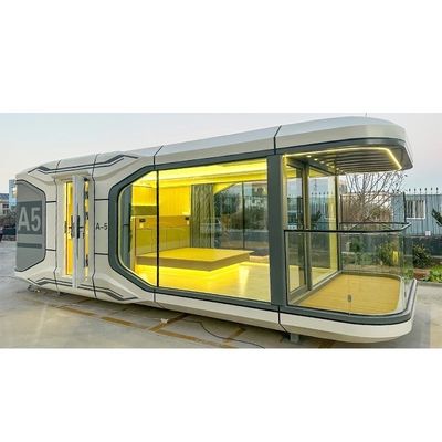 Hébergement hôtelier 38 M2 Modèle E7 Capsule solaire Maison avec design de cabine Apple de luxe