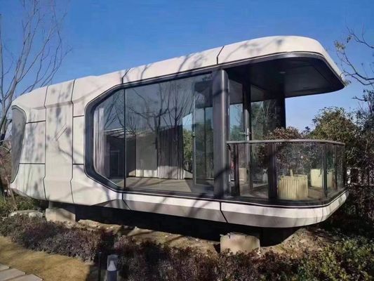 Hébergement hôtelier 38 M2 Modèle E7 Capsule solaire Maison avec design de cabine Apple de luxe