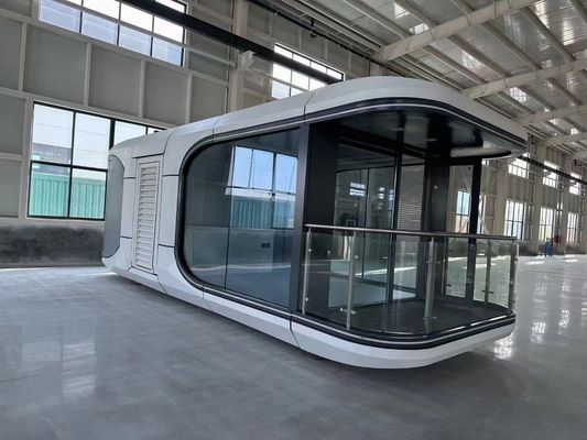 Hébergement hôtelier 38 M2 Modèle E7 Capsule solaire Maison avec design de cabine Apple de luxe