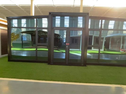 Créez l'espace de vos rêves avec notre maison pliante à double aile