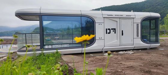 Hébergement hôtelier 38 M2 Modèle E7 Capsule solaire Maison avec design de cabine Apple de luxe