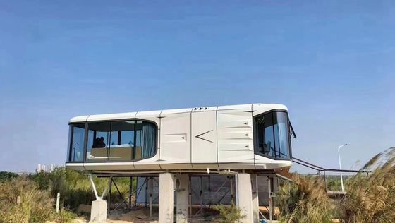Hébergement hôtelier 38 M2 Modèle E7 Capsule solaire Maison avec design de cabine Apple de luxe