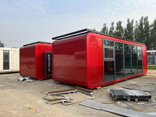 Design Container House Deuxième étage Cabane à pommes pour maisons préfabriquées en conteneurs