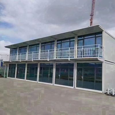 MGO plancher de planche 20ft 40ft préfabriqué conteneur pliant maisons pliantes maison de conteneur de paquet plat