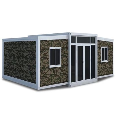 Maison-container mobile largement utilisée avec un style luxueux et un toit en panneaux sandwich EPS