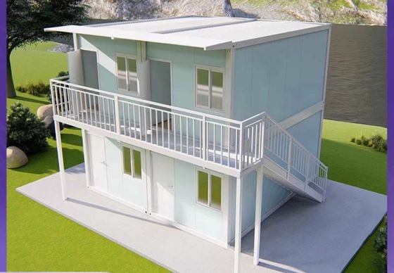 Maison modulaire pliable pour assemblage rapide et installation facile
