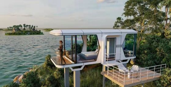 La maison de la capsule solaire de l'espace Le mélange parfait de luxe et de nature sur le plancher de MGO