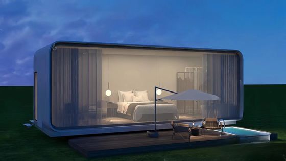 Plancher en bois composite modulaire préfabriqué Petites maisons Container bureau pour les besoins de bureau portables