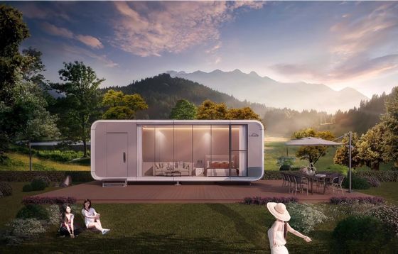 Plancher en bois composite modulaire préfabriqué Petites maisons Container bureau pour les besoins de bureau portables