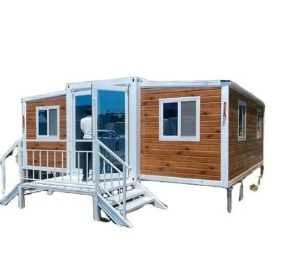 EPS panneaux sandwich toit style de luxe 3 chambres à coucher conteneur pliable en expansion maison