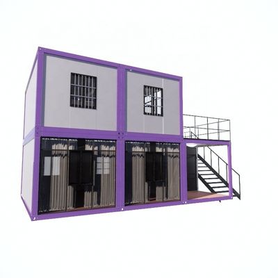 18 mètres carrés de maisons mobiles assemblées rapidement et facilement avec une longueur de 5950 mm