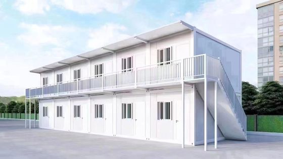 Maison pliante modulaire mobile avec avantage résistant au vent et plancher en bois de ciment en fibre