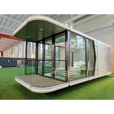 Cottage en verre de style contemporain pour les couples vacances en plein air