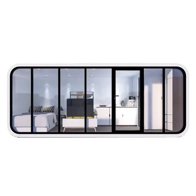 Plancher en bois composite Cabine modulaire de 20 pieds avec des matériaux écologiques