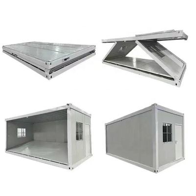 10 pieds 20 pieds conteneur pliable préfabriqué maisons de camping bureau avec panneau sandwich mur