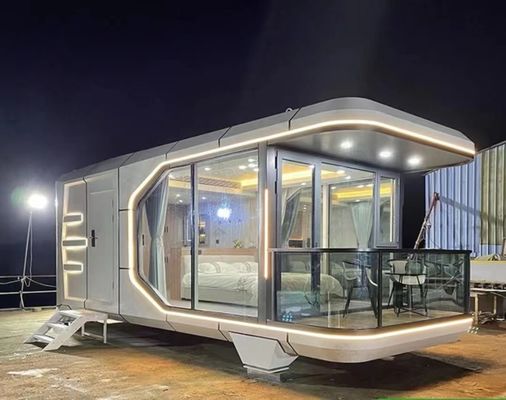 Amélioration de l'espace de vie Luxe maison préfabriquée moderne avec plancher en carton MGO