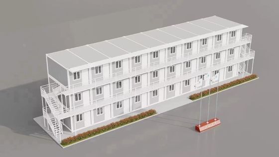 Container pliable maisons préfabriquées de petite taille bureau pratique installation de 20 pieds 40 pieds