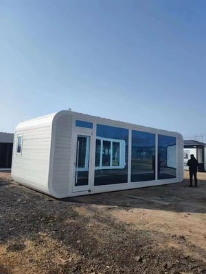 Maison préfabriquée de conception modulaire extérieure personnalisée pour les solutions de bureau Apple Cottage