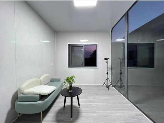 Maison préfabriquée de conception modulaire extérieure personnalisée pour les solutions de bureau Apple Cottage