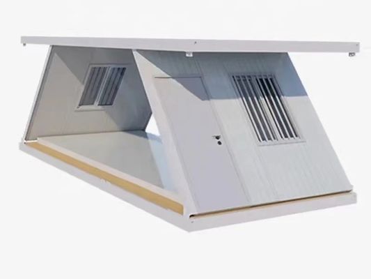 Maison de conteneur pliable de type Z préfabriquée étanche au vent avec cadre en acier léger Q235/Q345