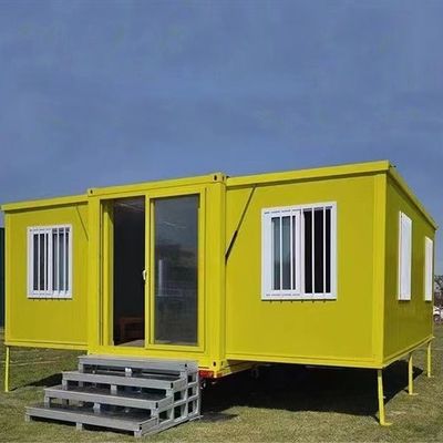 3 chambres de luxe conteneur pliable en expansion maison maison 20ft x 40ft plancher de planche MGO