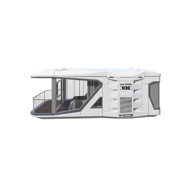 La maison de la capsule de l'espace préfabriquée pour le café mobile fabriquée par Luxury Beach Villa à vendre
