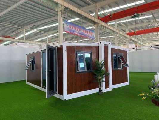 20 pieds préfabriqué maison pliable portable pour les bureaux et les maisons EPS toit sandwich panneau