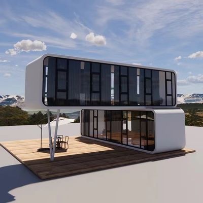 Maison modulaire préfabriquée contemporaine Fourniture Cabine à pommes mobile avec installation facile