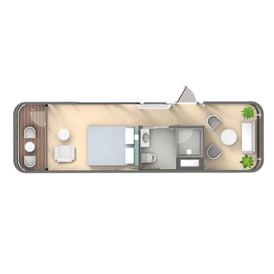 Obtenez un support technique en ligne pour la maison de la capsule spatiale maison préfabriquée moderne de luxe