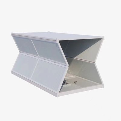 Chambre modulaire plancher en bois de PVC maison de conteneur pliable pour le magasin hôtel hôpital d'ingénierie