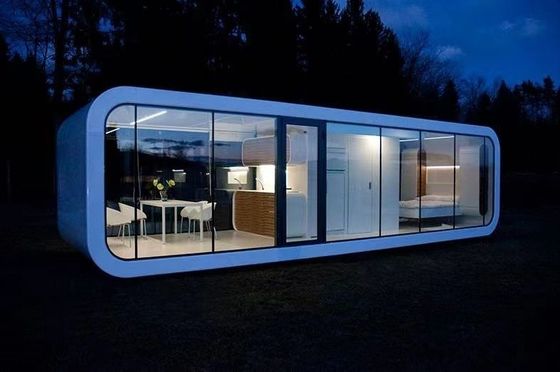Modulaire préfabriqué Petites maisons Container Bureau Portable Apple Home Pod Cabine Apple mobile