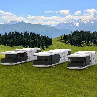 Maison mobile portable personnalisable Container évolutif avec plancher en carton MGO