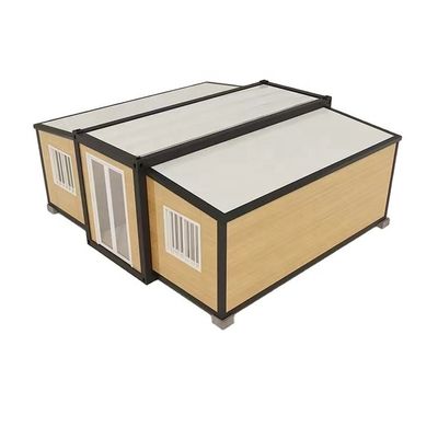 Expansion extérieure faite simple 20 pieds salle de conteneurs à double aile avec un design moderne