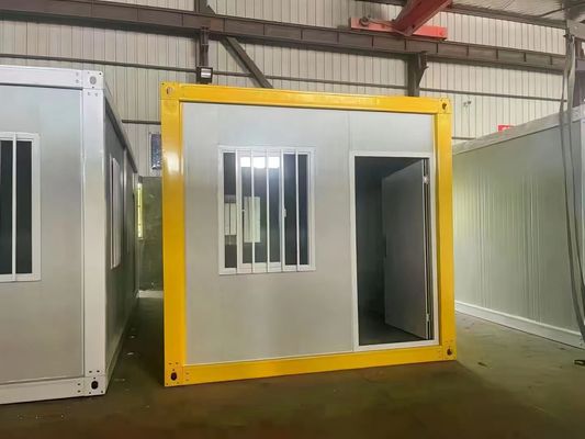 Les maisons de conteneurs préfabriquées assemblent facilement les micro maisons avec panneau sandwich mur