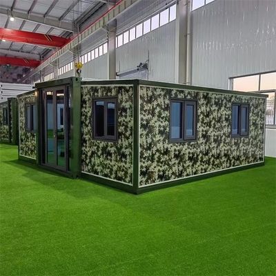 Des maisons en conteneurs à deux ailes expandables