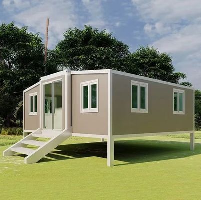 20 pieds 40 pieds 3 chambres de luxe pliable contenant d'expansion maison maison style luxueux