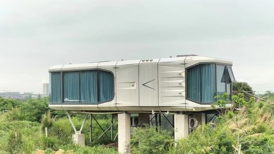 Maison capsule spatiale de style contemporain Maison modulaire préfabriquée pour camping