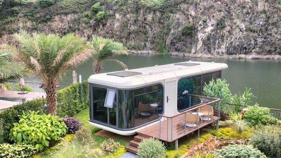 Maison mobile portable préfabriquée avec panneau sandwich en laine de roche